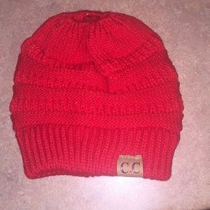Messy bun beanie | CC hat | ponytail hat